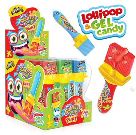 JB Mr. SQUEEZY POP PAINT–lízatko štetec a gel 1ks/32g