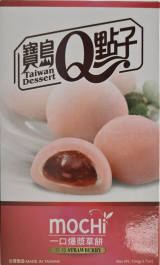 Koláčiky ryžové Mochi jahodové 1ks/104 g