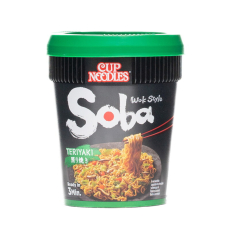 Rezance v šálke Soba s Teriyaki omáčkou Nissin 90g