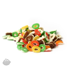 Želé krúžky multicolor kyslé