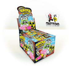 JB Radio Active Gum Žuvačky+Tattoo 1ks/5g